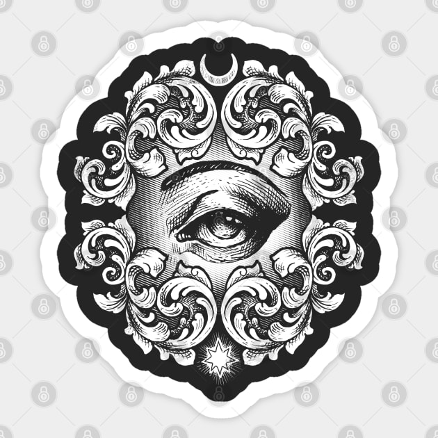 THIRD EYE Sticker by Medusa Dollmaker